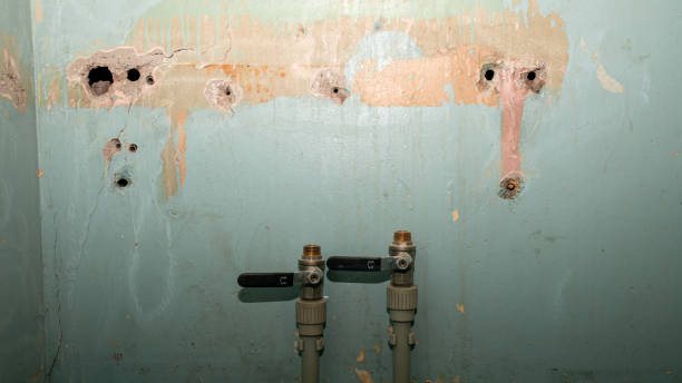 Water damage restoration process in NC